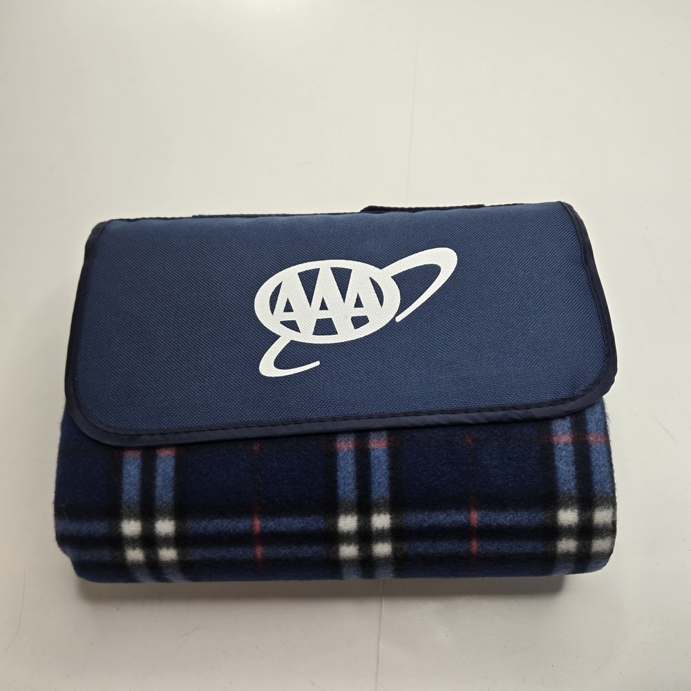 AARP Travel Picnic Mat Navy Blue.  A12